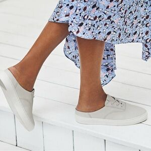 Cole Haan GrandPro Deck Mule White Slip On Sneaker Size 10.5